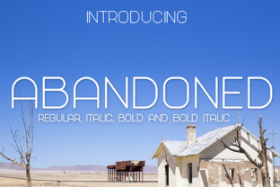 Abandoned: A Versatile and Elegant Sans Serif for Modern Design