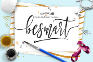 Be Smart Script: A Handmade Brush Font for Creative Expression