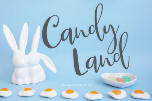 Candy Land: A Unique Calligraphy Font for Creative Projects