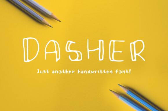 Dasher: A Cute Font for Creative Expression