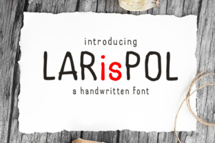 Discover the Beauty of Larispol: A Handwritten Condensed Font for Modern Design