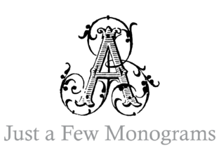 Discover the Elegance of Just a Few Monograms