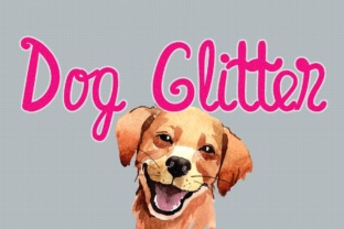 Dog Glitter: A Playful Font That Brings Joy to Every Design