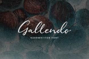 Gallendo: A Handwritten Script with Refined Style