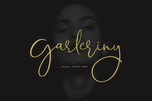 Garleriny: A Fresh Handmade Calligraphy Font for Creative Projects