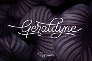 Geraldyne: A Beautiful, Monoline Font for Creative and Professional Projects