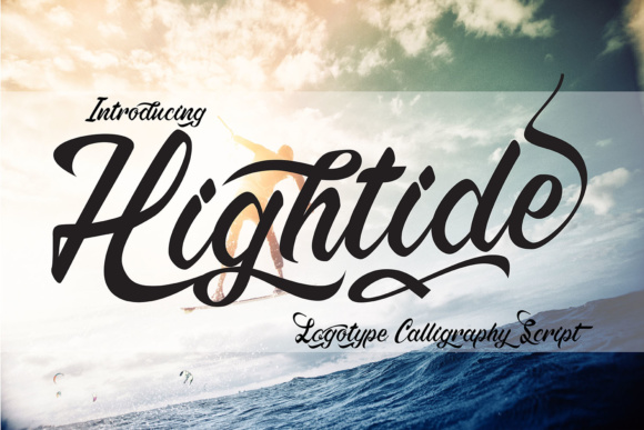 Hightide: A Refined and Retro Calligraphy Font for Modern Workflows