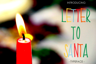 Letter to Santa: A Festive Font for Creative Expression