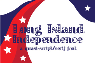 Long Island Independence: A Patriotic Font for All