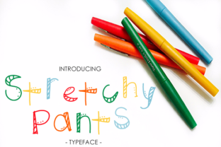 Stretchy Pants: A Fun and Vibrant Font for Creative Projects